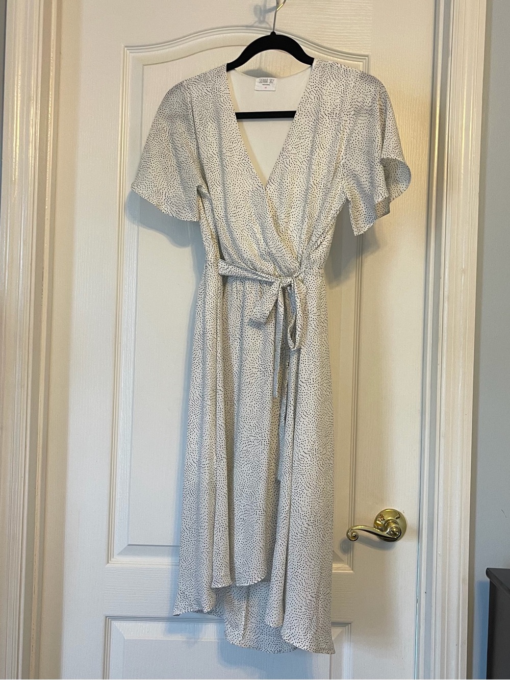 Sienna sky polka dot dress flowy